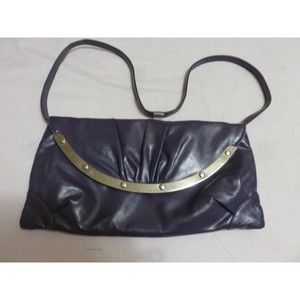 BONITA BAGS NEW YORK PURPLE ENVELOPE BAG WITH SHOULDER STRAP